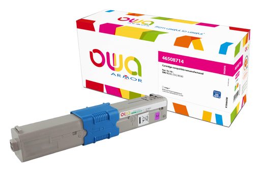 OWA ARMOR TONER PRO OKI 46508714,ČERVENÁ/MAGENTA