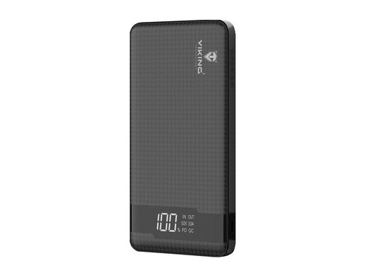 VIKING POWER BANK PINENG PN-962 QC3.0 20000MAH, ČERNÁ, QUICK CHARGE 3.0, ČERNÁ