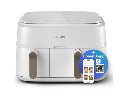 PHILIPS AIRFRYER 3000 SERIES DUAL BASKET 9 L, NA353/10 BÍLÁ - HORKOVZDUŠNÁ FRITÉZA