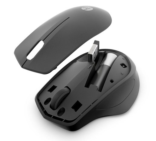 HP 285 SILENT WIRELESS MOUSE/KANCELÁŘSKÁ/OPTICKÁ/PRO PRAVÁKY/1 200 DPI/BEZDRÁTOVÁ USB/ČERNÁ