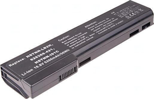 BATERIE T6 POWER HP PROBOOK 6360B, 6460B, 6470B, 6560B, 6570B, 8460, 8470, 8560, 6CELL, 5200MAH