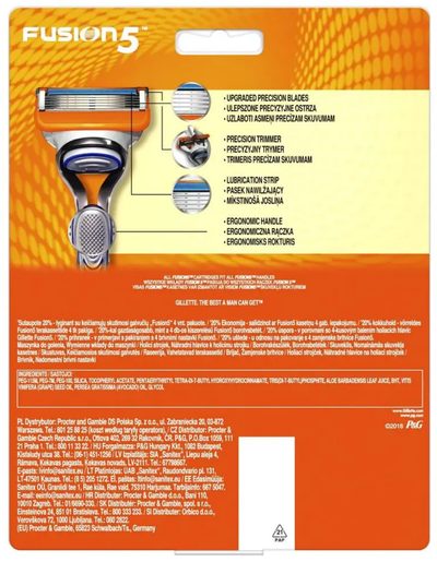 GILLETTE FUSION MANUAL - 11 KS HLAVIC