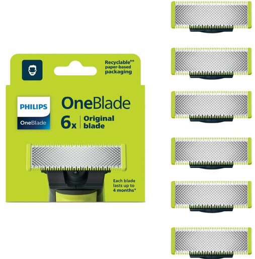 NÁHRADNÍ HOLICÍ HLAVICE PHILIPS ONEBLADE QP260/50 6 KS