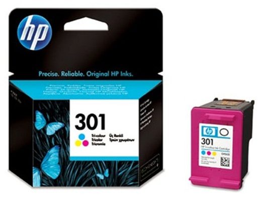 HP 301 TŘÍBAREVNÁ INKOUSTOVÁ KAZETA, CH562EE