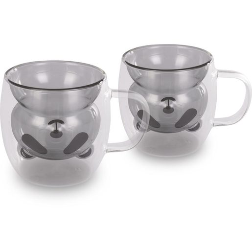 LT9126 SET 2 BEAR ČERN.230ML VASO LAMART