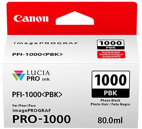 CANON PFI-1000 PBK, PHOTO ČERNÝ