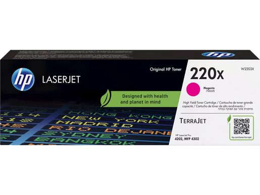 HP W2202X, MAGENTA TONER. KAZETA HP LASERJET 220X
