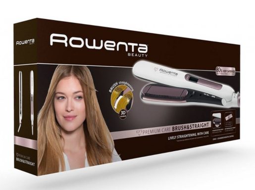 ROWENTA PREMIUM CARE BRUSH&STRAIGHT SF7510F0 - ŽEHLIČKA NA VLASY