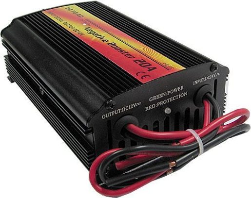 MĚNIČ NAPĚTÍ CARSPA CNT2412-20A, Z 24V NA 12V, 20A, 240W