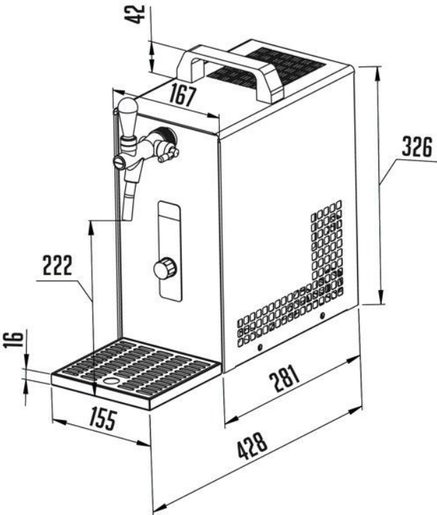 LINDR PYGMY 25/K GREEN LINE - VÝČEPNÍ ZAŘÍZENÍ