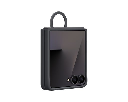 SAMSUNG SILIKONOVÝ KRYT S DRŽÁKEM NA PRST FLIP7 BLACK