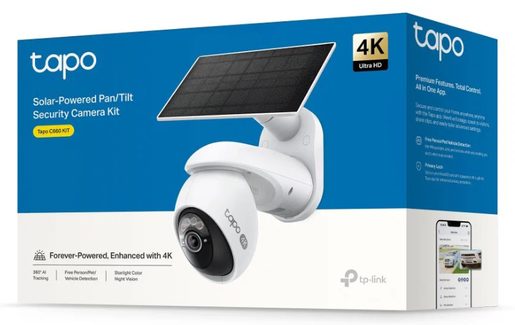 TAPO C660 KIT SOLAR-POWERED PAN/TILT SECURITY CAM