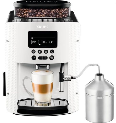 KRUPS PISA WHITE + XS6000 AUTOCAPPUCCINO EA816170 - AUTOMATICKÝ KÁVOVAR