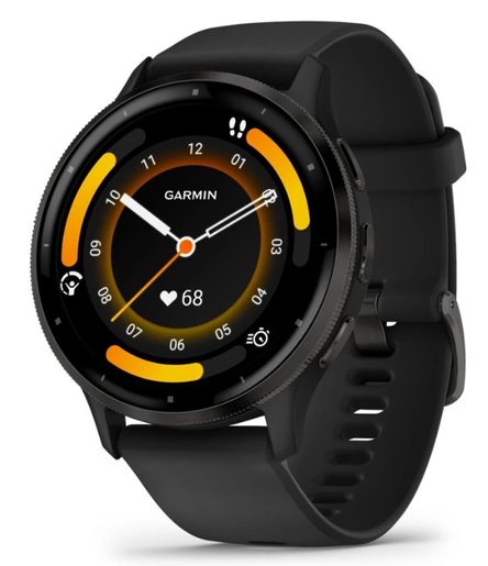 GARMIN VENU 3 SLATE/BLACK SILICONE BAND - CHYTRÉ HODINKY