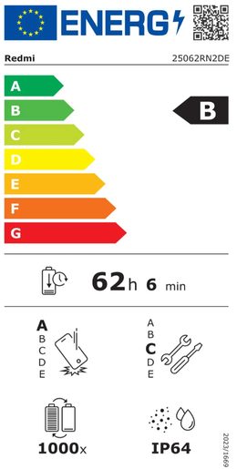 XIAOMI REDMI 15 6GB/128GB MIDNIGHT BLACK