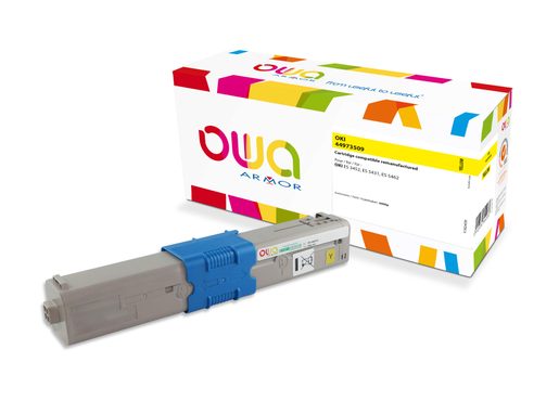 OWA ARMOR TONER PRO OKI 44973509, ŽLUTÁ/YELLOW
