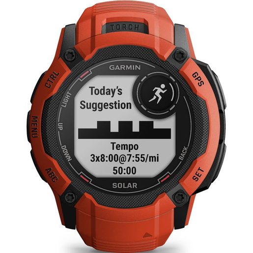 GARMIN INSTINCT 2X SOLAR FLAME RED
