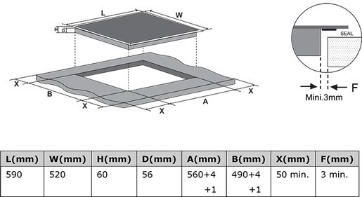 ECG EHI 7125 - INDUKČNÍ VARNÁ DESKA