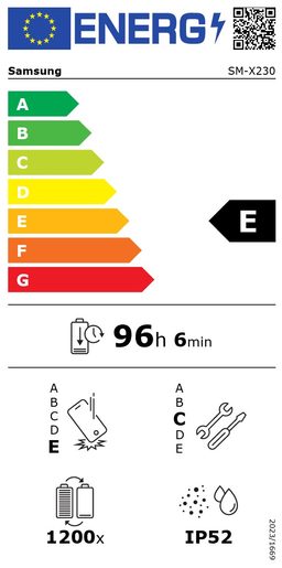 SAMSUNG GALAXYTAB A11+ SM-X230 128GB WIFI GRAY