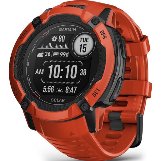 GARMIN INSTINCT 2X SOLAR FLAME RED