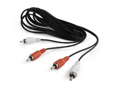 KABEL CABLEXPERT PŘÍPOJNÝ 2XCINCH/2XCINCH, 1,8M AUDIO