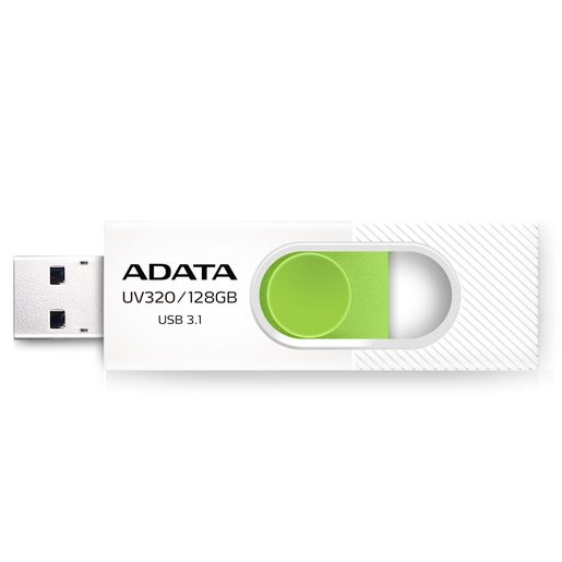 ADATA USB UV320 128GB WHITE/GREEN (USB 3.0)