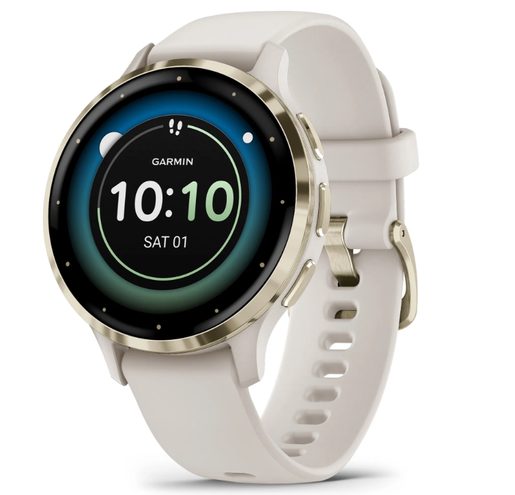 GARMIN VENU 3S CREAM GOLD/IVORY BAND - CHYTRÉ HODINKY