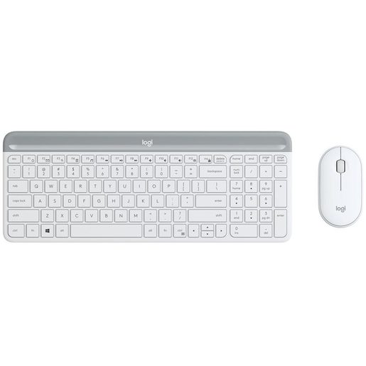 SET LOGITECH SLIM WIRELESS MK470 - WHITE INT´L