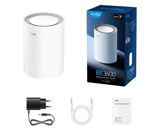 ROUTER CUDY M3600 802.11BE (WI-FI 7) (3-PACK) BE3600 - ROUTER