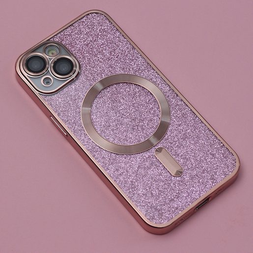 CU-BE GLITTER CHROME MAG POUZDRO IPHONE 13 PRO 6,1" PINK