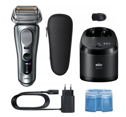 HOLICÍ STROJEK BRAUN SERIES 9 PRO+ 9667CC STŘÍBRNÝ