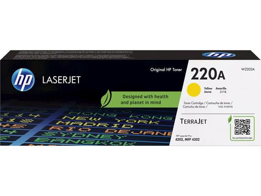 HP W2202A, YELLOW TONER. KAZETA HP LASERJET 220A