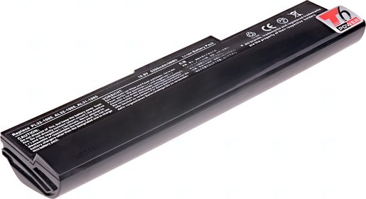 BATERIE T6 POWER ASUS EEE PC 1001, 1005, 1101H, R105, 6CELL, 5200MAH, BLACK