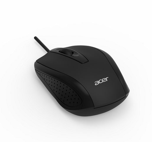 ACER WIRED USB OPTICAL MOUSE BLACK BULK PACK