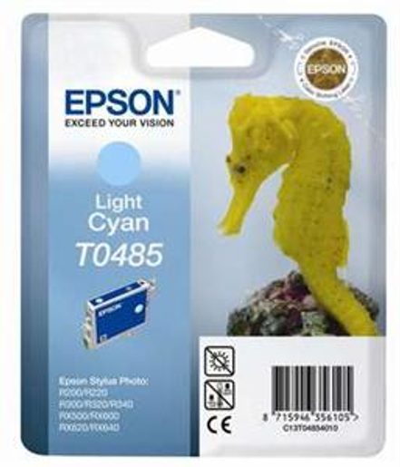 EPSON INK CTRG LIGHT CYAN RX500/RX600/R300/R200 T0485