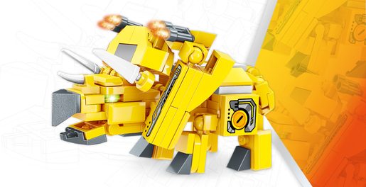 QMAN HORNED DINOSAUR WITH A TRENCHANT EDGE 41201