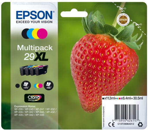 EPSON MULTIPACK 4-COLOURS 29XL CLARIA HOME INK