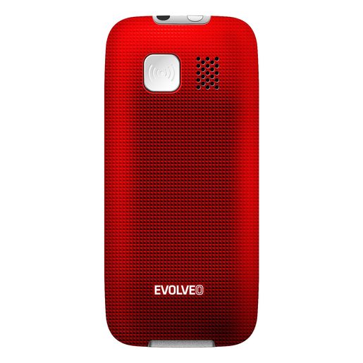 EVOLVEO EASYPHONE, MOBILNÍ TELEFON PRO SENIORY S NABÍJECÍM STOJÁNKEM, ČERVENÁ