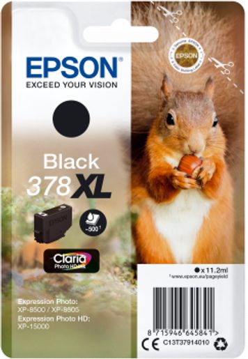 EPSON SINGLEPACK BLACK 378 XL CLARIA PHOTO HD INK