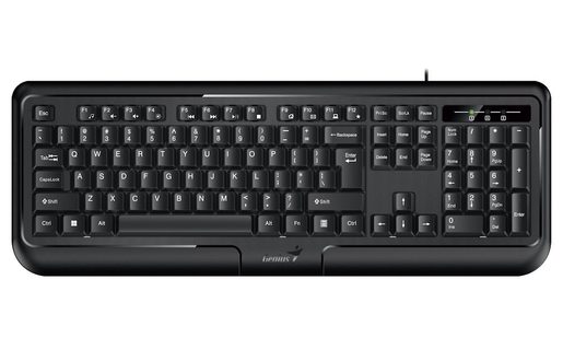 GENIUS KB-118 II/PS/2/CZ-SK LAYOUT/ČERNÁ