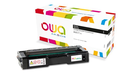 OWA ARMOR TONER PRO RICOH 407543, ČERNÁ/BLACK