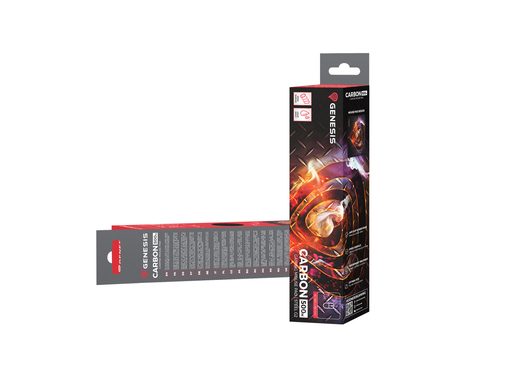 GENESIS HERNÍ PODLOŽKA POD MYŠ CARBON 500 M STEEL G2 300X250 MM