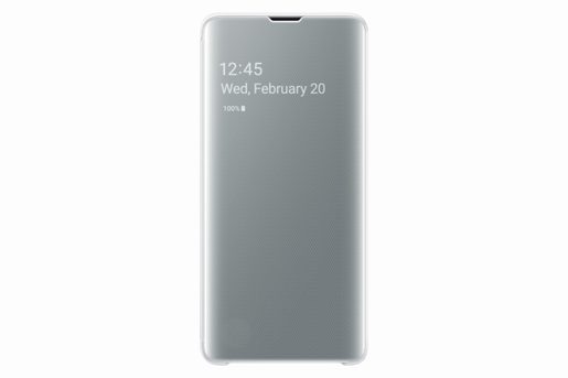 SAMSUNG CLEAR VIEW COVER S10 WHITE