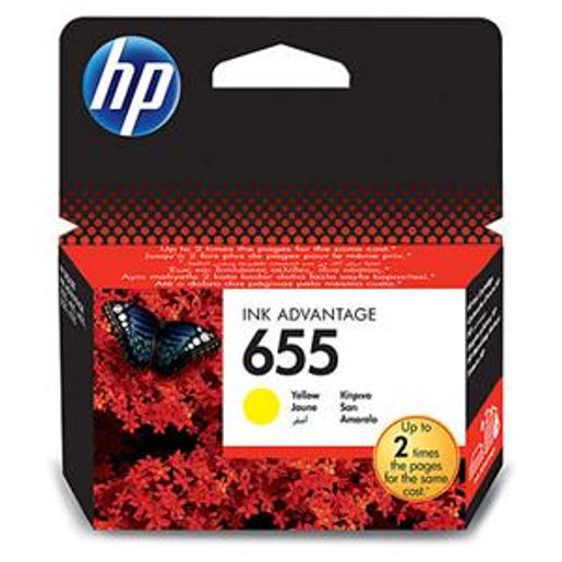 HP 655 ŽLUTÁ INKOUSTOVÁ KAZETA, CZ112AE