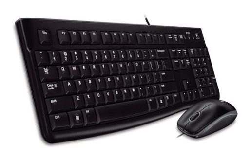 AKCE_SET LOGITECH DESKTOP MK120, DRÁTOVÝ, USB, CZ