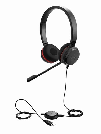 JABRA EVOLVE 30 II, DUO, USB/JACK, MS