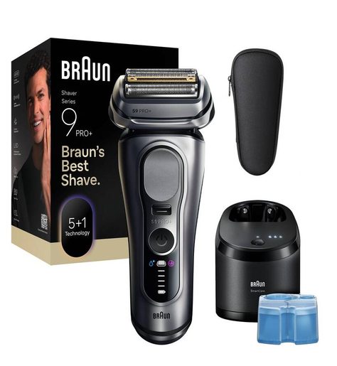 HOLICÍ STROJEK BRAUN SERIES 9 PRO+ 9667CC STŘÍBRNÝ