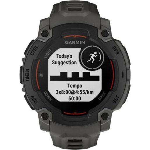 GARMIN INSTINCT E 45MM BLACK/CHARCOAL BAND