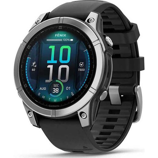 GARMIN FENIX E 47MM STAINLESS STEEL/BLACK - CHYTRÉ HODINKY