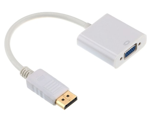 GEMBIRD ADAPTÉR DISPLAYPORT - VGA, M/F, WHITE